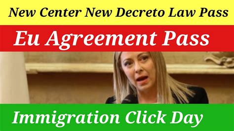 New Italy Govt Open New Center New Decreto Law Pass Eu Agreement