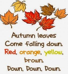 English & Spanish Teaching Blog for Kids: POEMS TO CELEBRATE THAT AUTUMN IS HERE