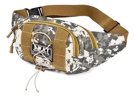 Pochete Masculina Bolsa Cintura Motoqueiro Camuflada Rv