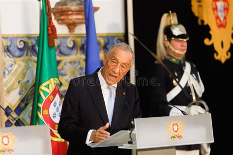 President Of Portugal Marcelo Rebelo De Sousa Editorial Photo Image