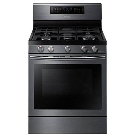 Samsung Nx58j7750sg 30 In 5 8 Cu Ft Flex Duo Double Oven Gas Range With Self Cleaning Dual