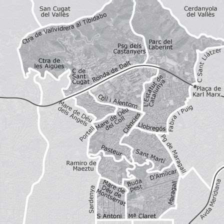 Mapa de Horta Guinardó Barcelona idealista