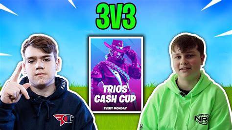 When PROS 3V3 In Trio Cash Cup Mongraal Benjyfishy MrSavage