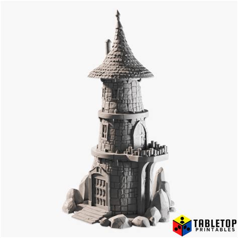 下载 Medieval Fantasy Tower 通过 Tabletop Printables