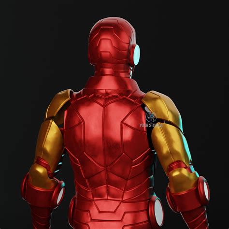 Iron Man Model 70 Armor 3d Print File Stl Etsy