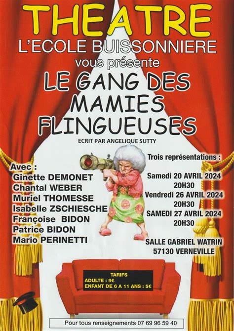 Le Gang Des Mamies Flingueuses Theatre Boulevard A Verneville