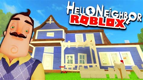 😲 Самая лучшая игра Roblox Hello Neighbour 😲 1 акт Youtube