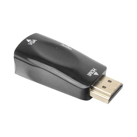 Epcom Adaptador Hdmi Macho Vga Hembra Negro Sofix