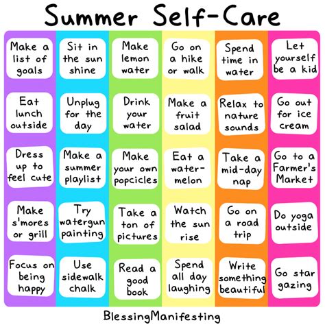 30 Summer Self Care Ideas Yoga Routine Self Care Routine Eat And Go Love Rainbow Feeling