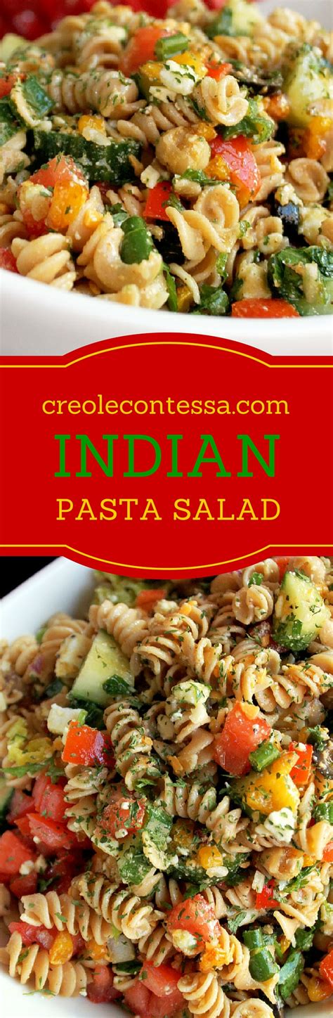 Indian Pasta Salad (2) - Creole Contessa