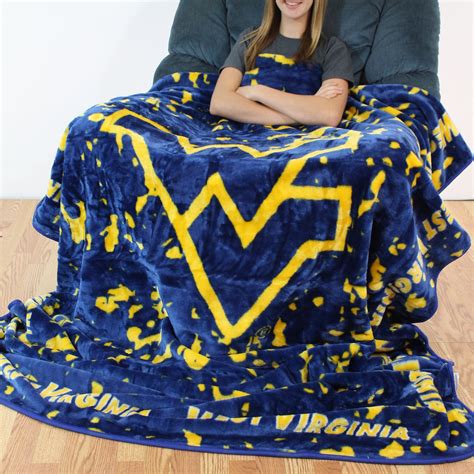 College Covers Ncaa West Virginia Throw Blanket And Reviews Wayfair