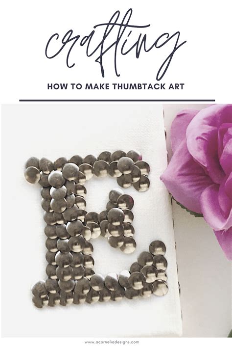 How to Make Thumbtack Art