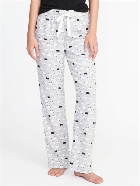 Printed Flannel Sleep Pants For Women Old Navy