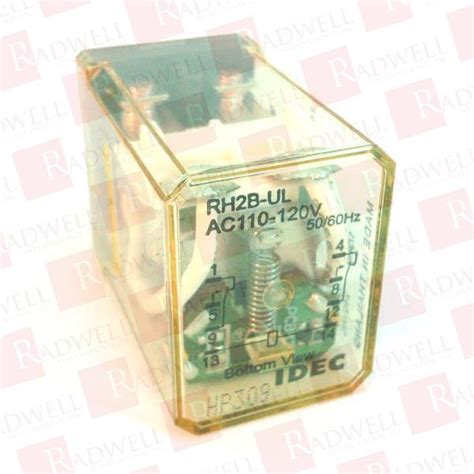 RH2B ULAC110 120V Relay Socket By IDEC