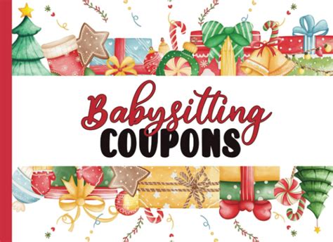 Babysitting Coupons Holiday Themed Babysitter Vouchers With Various