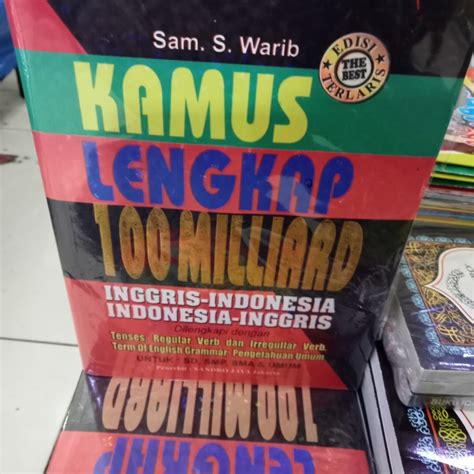 Jual Kamus Lengkap Bahasa Inggris Indonesia Dan Indonesia Inggris