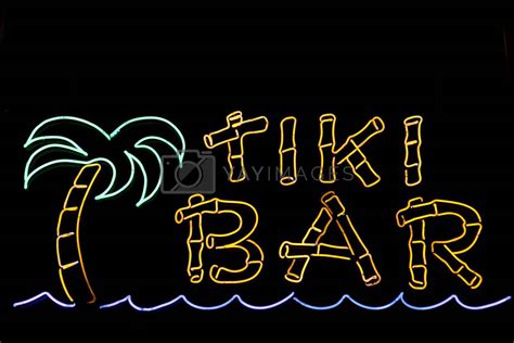 Tiki Bar Sign by sbonk Vectors & Illustrations Free download - Yayimages