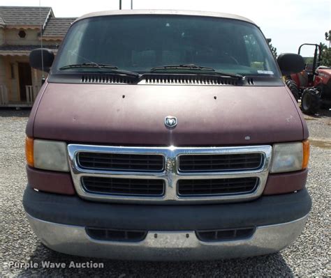 2000 Dodge Ram Wagon B3500 Maxi Van In Pittsburg KS Item CD9436 Sold