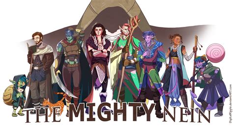 CriticalROLE Campaign 2 - The Mighty Nein by DigitalRippleARTs on ...