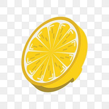 Lemon Cartoon Clipart Transparent Background Cartoon Hand Painted