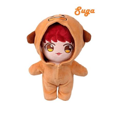 Bts Plushie Dolls Suga Korean Kpop Idol Toys Ts For Her Etsy