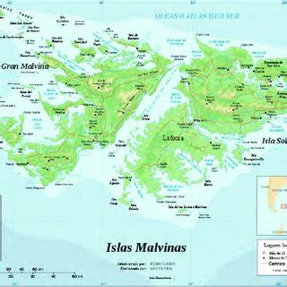 Offshore regional map of magnetic anomalies of the Malvinas area. The ...