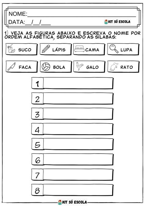 Atividades Silabas Simples E Complexas S Escola Hot Sex Picture