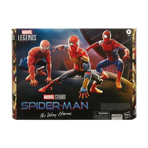 Marvel Legends Spider-Man No Way Home 3-Pack Hasbro Pulse Exclusive ...