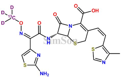 Cefditoren 13CD3 | CAS No- 104145-95-1(unlabellled) | Simson Pharma Limited