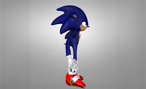 sonic hedgehog 3d model