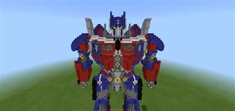 Transformer Optimus Prime Minecraft Map