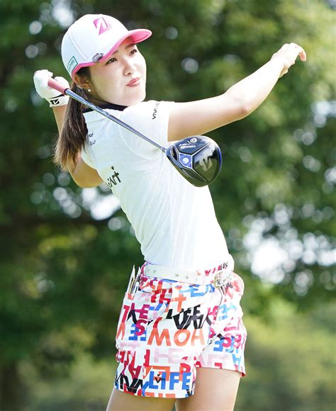 古江彩佳プロ初勝利に王手、36hノーボギーに喜び 国内女子ゴルフ写真ニュース 日刊スポーツ