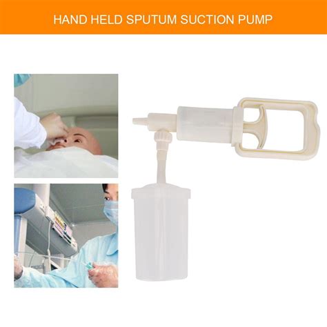 Cergrey Hand Held Sputum Suction Pump Household Portable Phlegm Suction