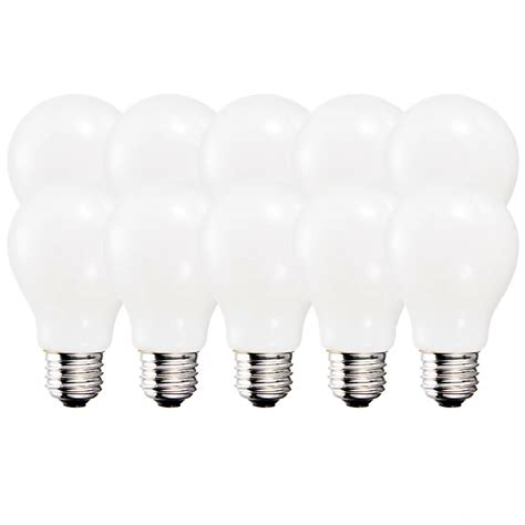 Harper Living 9 Watts A60 E27 Led Bulb Opal Cool White Dimmable Pack Of 10 Diy At Bandq