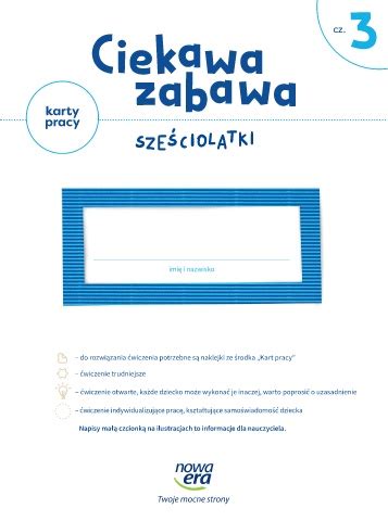 Page 3 Ciekawa zabawa Sześciolatki karty pracy część 3