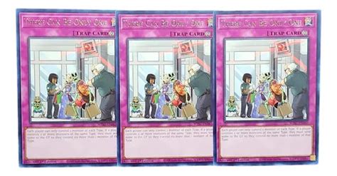 There Can Be Only One Set De 3 Cartas Yugioh Ingles Rara