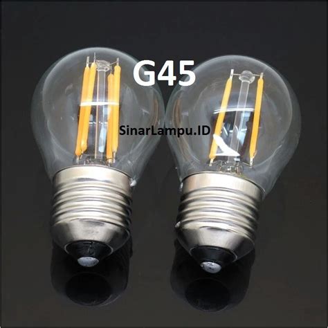 Jual Lampu Led Filamen Watt Edision St G G Filament Shopee