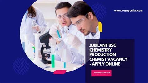 Jubilant BSc Chemistry Production Chemist Vacancy Apply Online