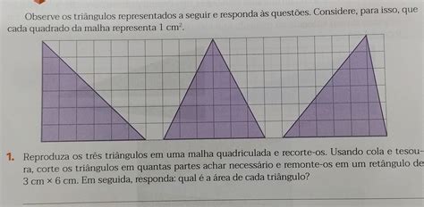 Solved Observe Os Triângulos Representados A Seguir E Responda às