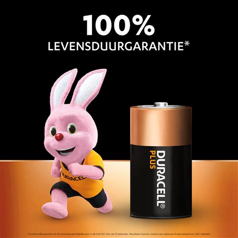 D Batterijen Duracell Plus Alkalinebatterijen