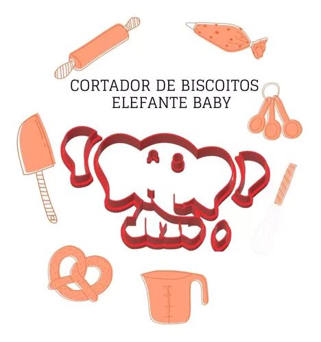 Cortador De Biscoito Elefante Baby Pasta Americana Pirulito Mercadolivre