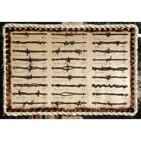 Antique Barbed Wire Display 27 Cuts Authentic Barbwire Collection Etsy