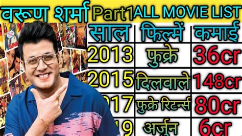 Varun Sharma 2013 2019 All Movie List Ll Varun Sharma Hit Or Flop