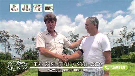 ECOQUINTAS TV Arthur Ordono Costa Rica Tourism Realty YouTube