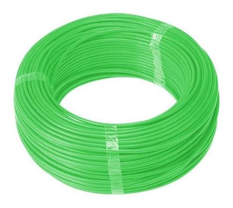 Cabo Elétrico 6mm Verde Rolo 50m Fio Flexível Residencial