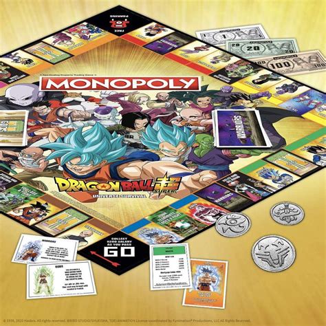 Jogo De Tabuleiro Usaopoly Monopoly Dragon Ball Casas Bahia