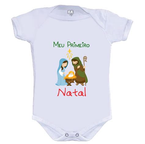 Body Ou Camisetinha Primeiro Natal Elo Produtos Especiais