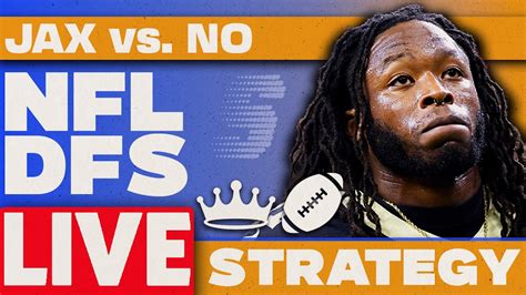 Jaguars Saints Showdown Strategy TNF Week 7 Picks NFL DFS Strategy