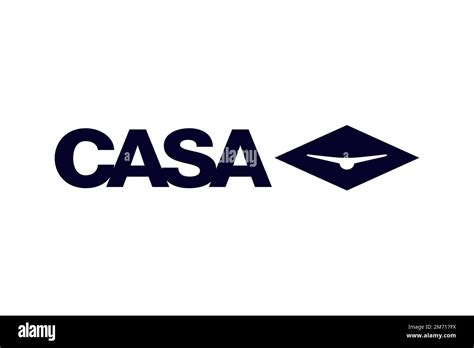 CASA aircraft manufacturer, Logo, White background Stock Photo - Alamy