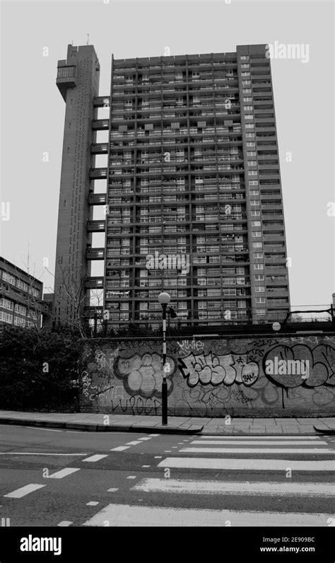 Trellick Tower The Iconic Brutalist Tower Block Golborne Road Kensal Town West London